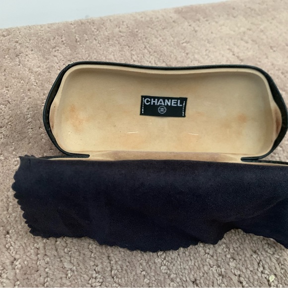 Authentic Chanel Neon Sunglasses With Silver Detail - Picture 5 of 6